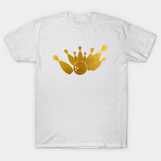 Bowling ball T-Shirt by erzebeth